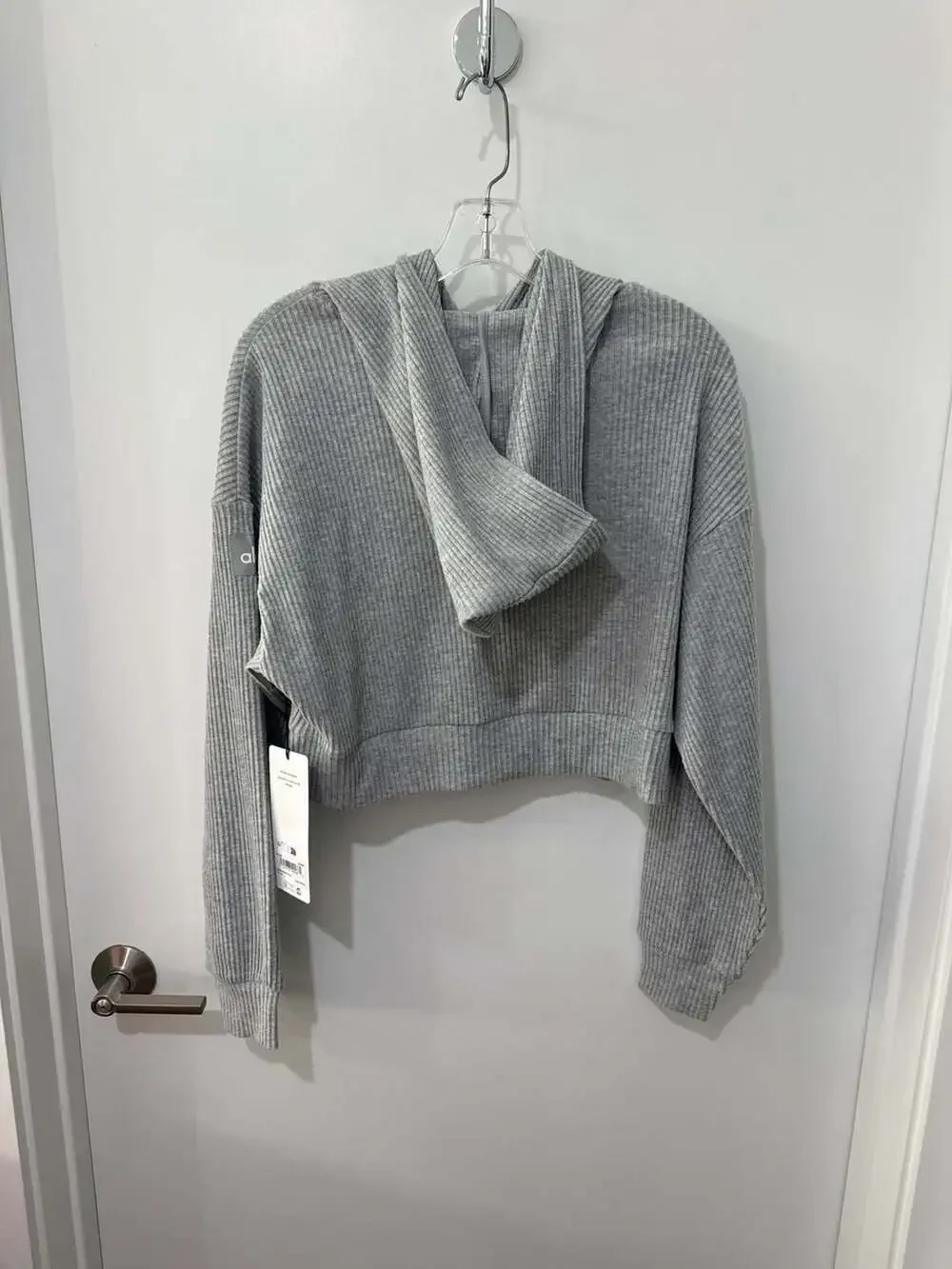 Alo Yoga Muse Hoodie in Athletic Heather Grey